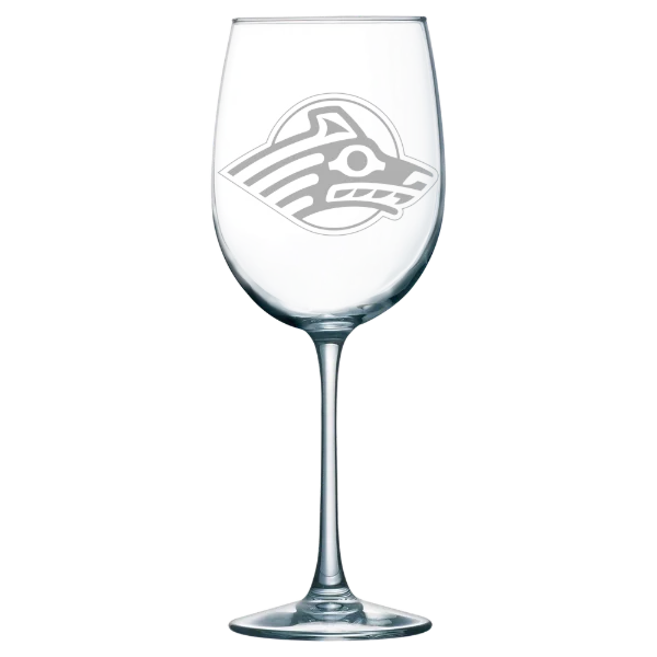 University of Alaska Anchorage Polar Camel 19 oz. Wine Glass