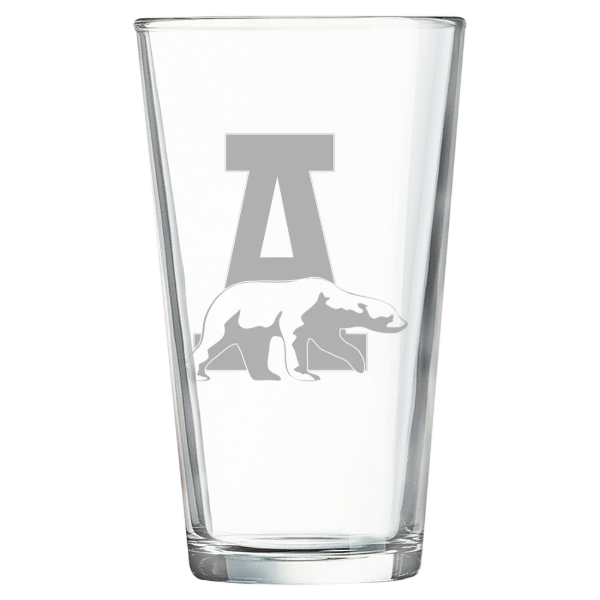 University of Alaska Fairbanks Polar Camel 16 oz. Pint Mixing Glass