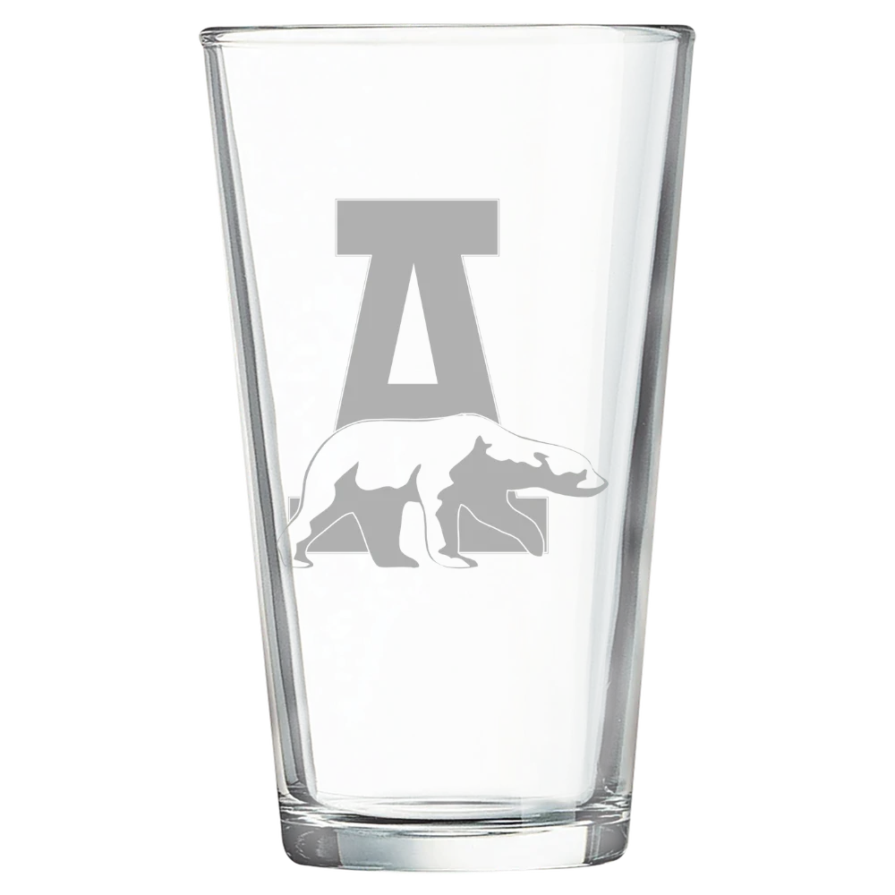 University of Alaska Fairbanks Polar Camel 16 oz. Pint Mixing Glass