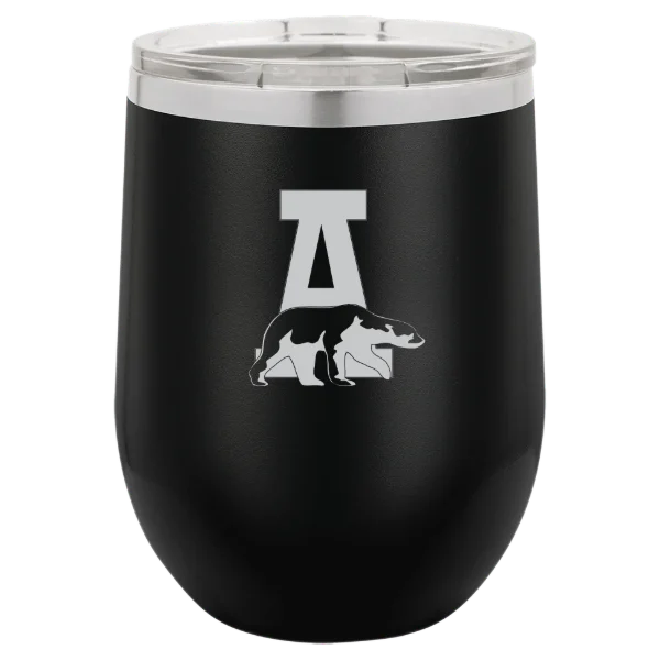 University of Alaska Fairbanks Polar Camel 12 oz. Stemless Wine Tumbler
