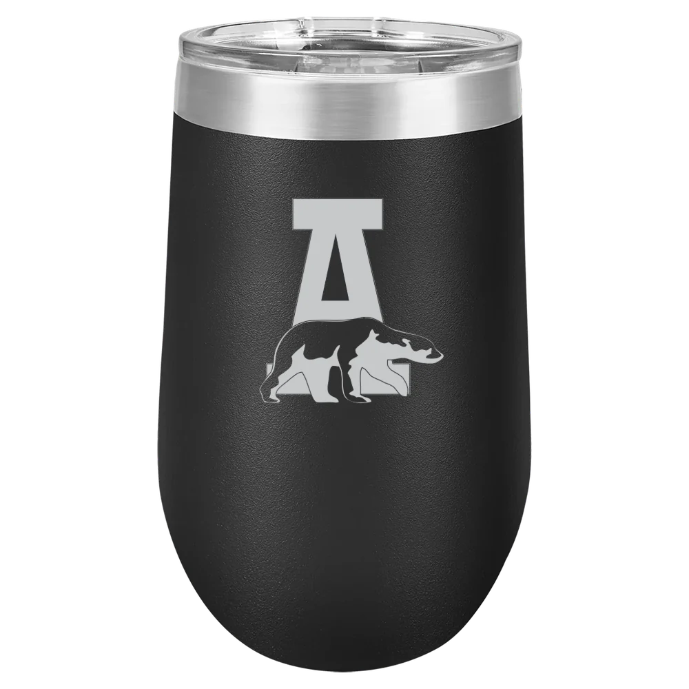 University of Alaska Fairbanks Polar Camel 16 oz. Stemless Wine Tumbler