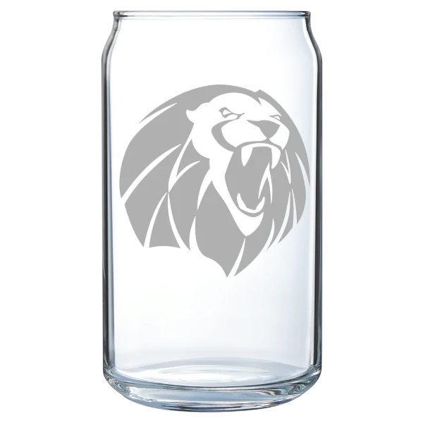 University of Arkansas, Fort Smith Polar Camel 16 oz. Can Glass