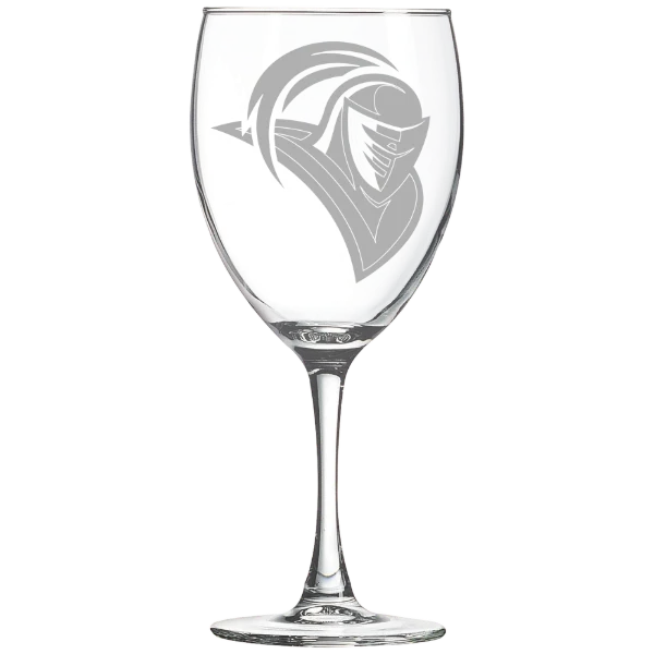 University of Bridgeport Polar Camel 10 1/2 oz. Wine Glass
