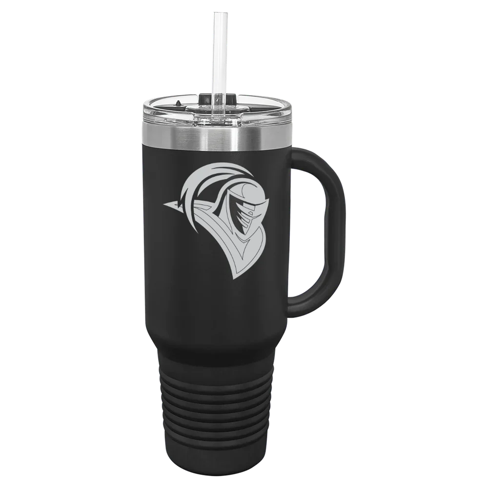 University of Bridgeport Polar Camel 40 oz. Travel Mug with Snap Lid & Straw