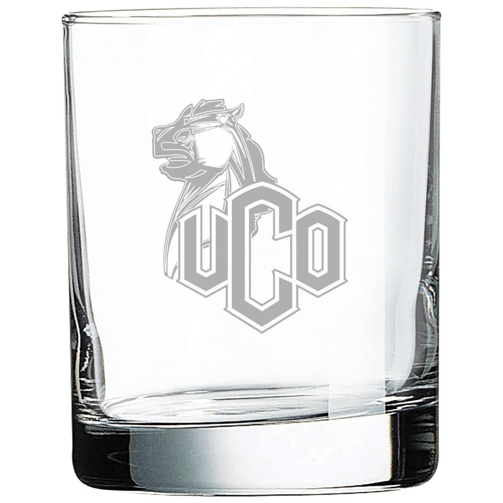 University of Central Oklahoma Polar Camel 10 1/2 oz. On The Rocks Glass