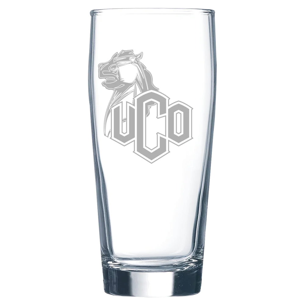 University of Central Oklahoma Polar Camel 16 oz. Willi Becher Beer Glass