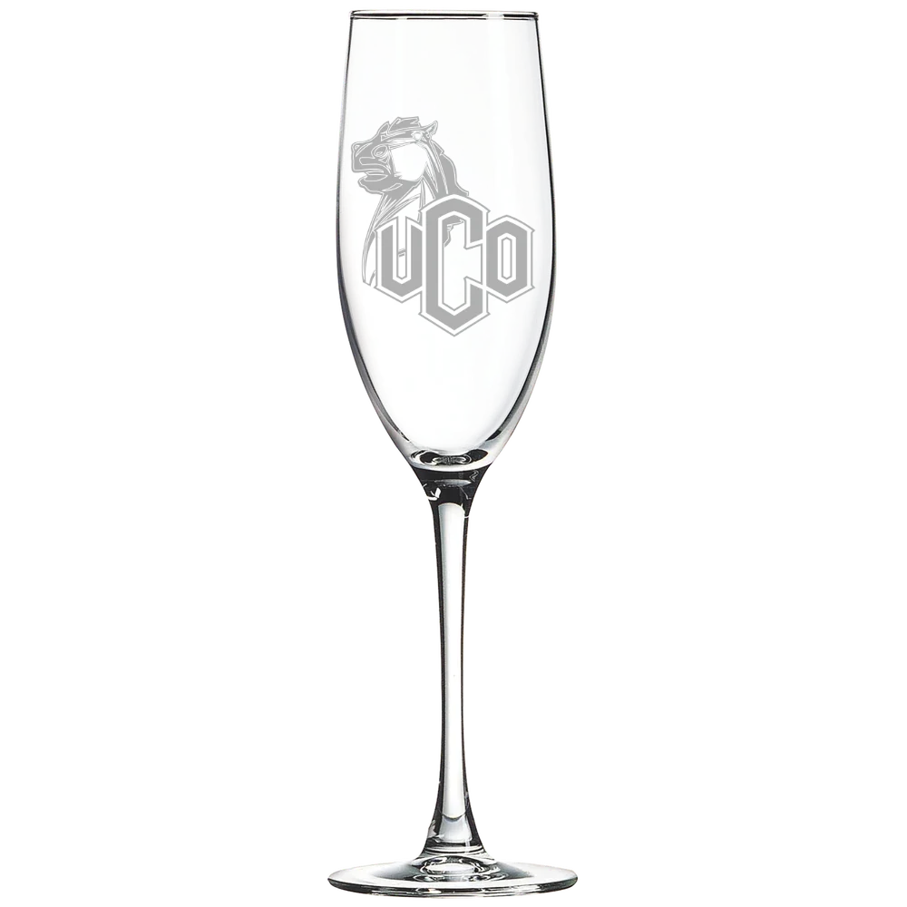 University of Central Oklahoma Polar Camel 8 oz. Champagne Flute