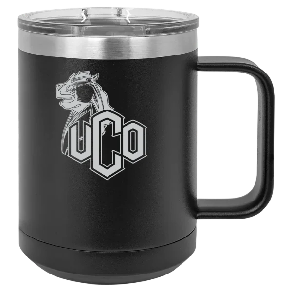University of Central Oklahoma Polar Camel 15 oz. Mug with Slider Lid