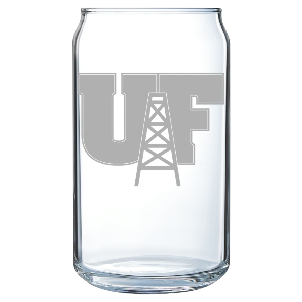 University of Findlay Polar Camel 16 oz. Can Glass