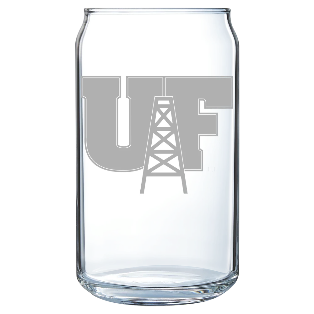 University of Findlay Polar Camel 16 oz. Can Glass
