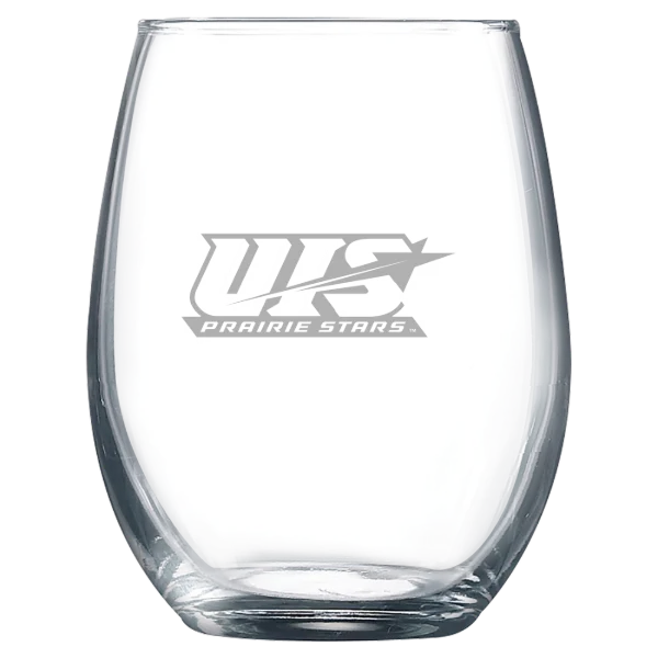 University of Illinois Springfield Polar Camel 9 oz. Stemless Wine Glass