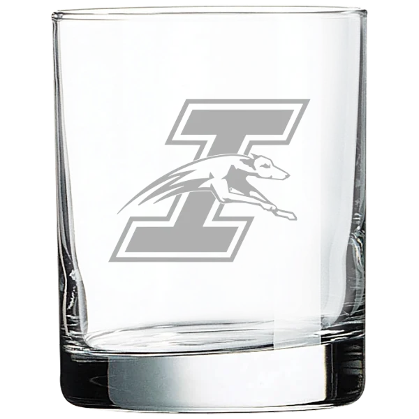 University of Indianapolis Polar Camel 10 1/2 oz. On The Rocks Glass