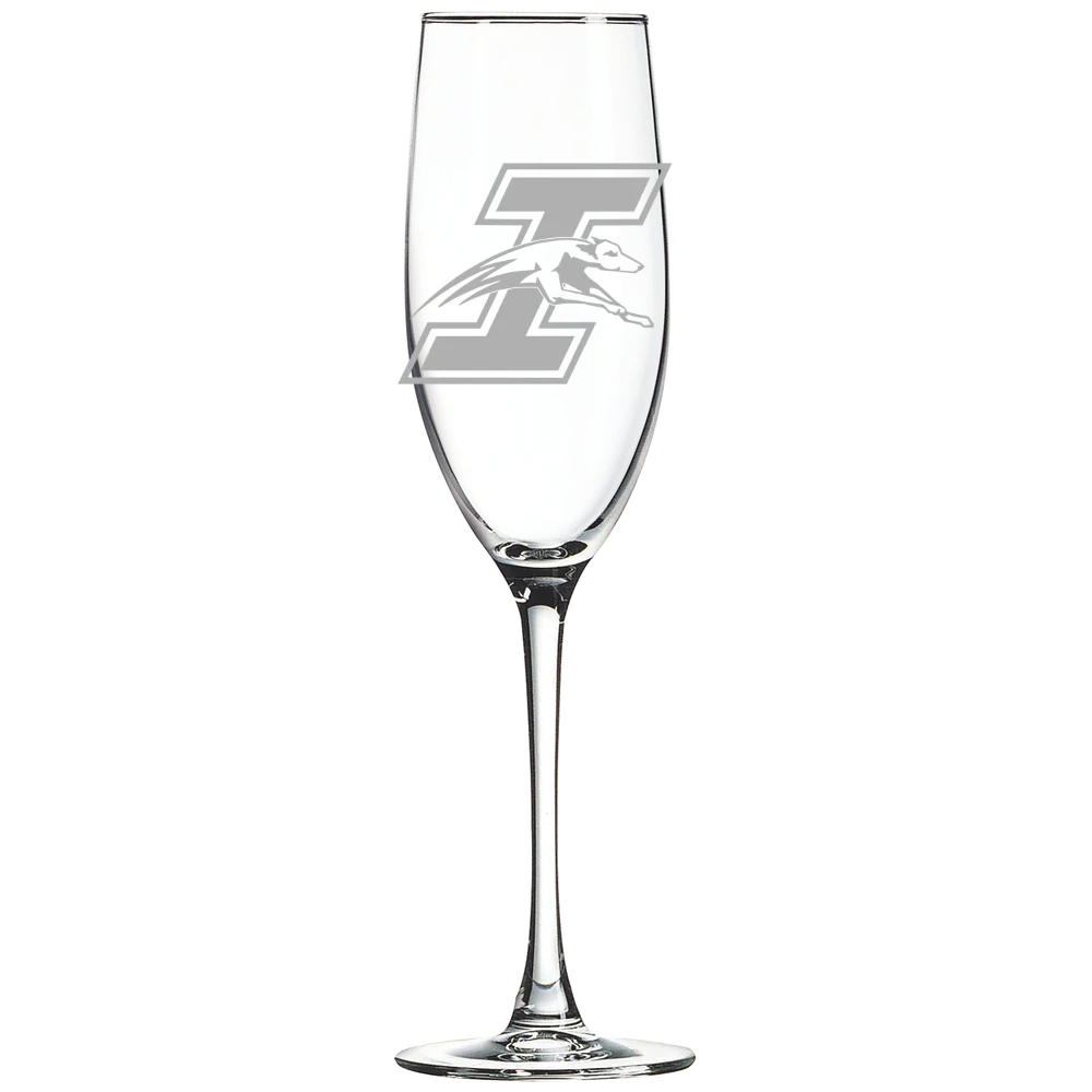 University of Indianapolis Polar Camel 8 oz. Champagne Flute