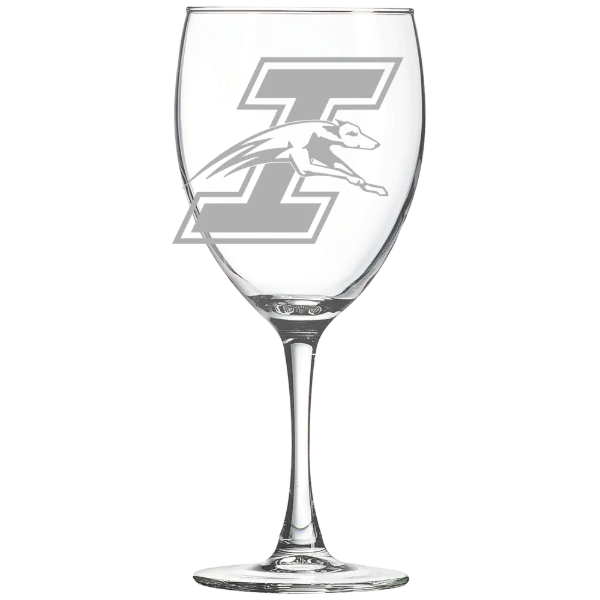 University of Indianapolis Polar Camel 10 1/2 oz. Wine Glass