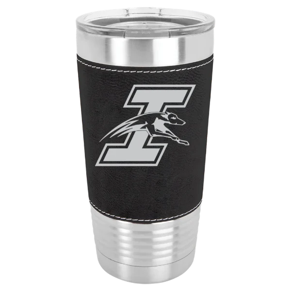 University of Indianapolis Polar Camel 20 oz. Leatherette Grip Tumbler with Standard Lid