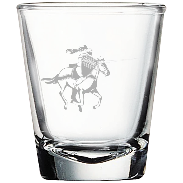 University of Jamestown Polar Camel 1.7 oz. Shot Glass