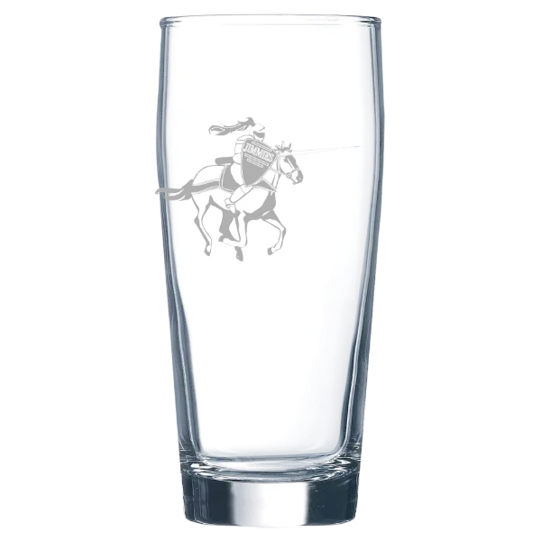 University of Jamestown Polar Camel 16 oz. Willi Becher Beer Glass