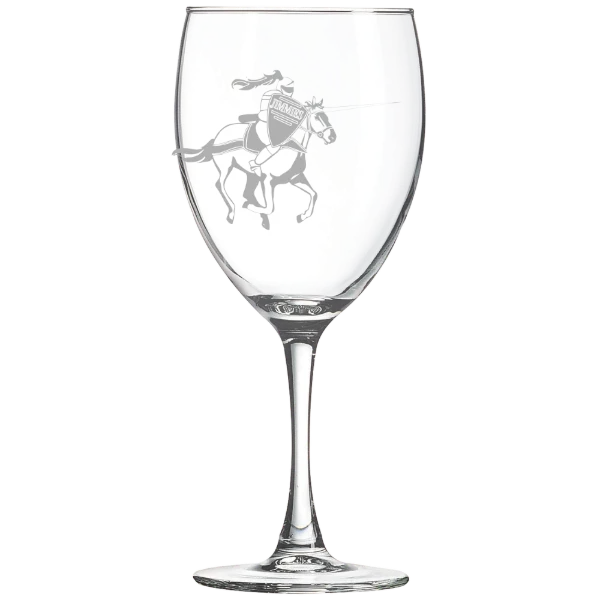 University of Jamestown Polar Camel 10 1/2 oz. Wine Glass