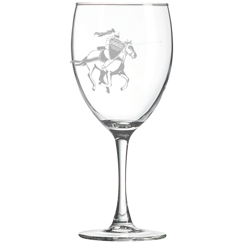 University of Jamestown Polar Camel 10 1/2 oz. Wine Glass