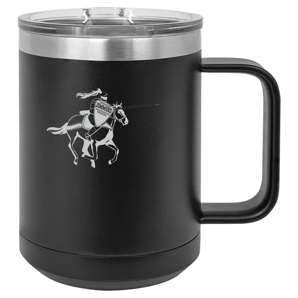 University of Jamestown Polar Camel 15 oz. Mug with Slider Lid