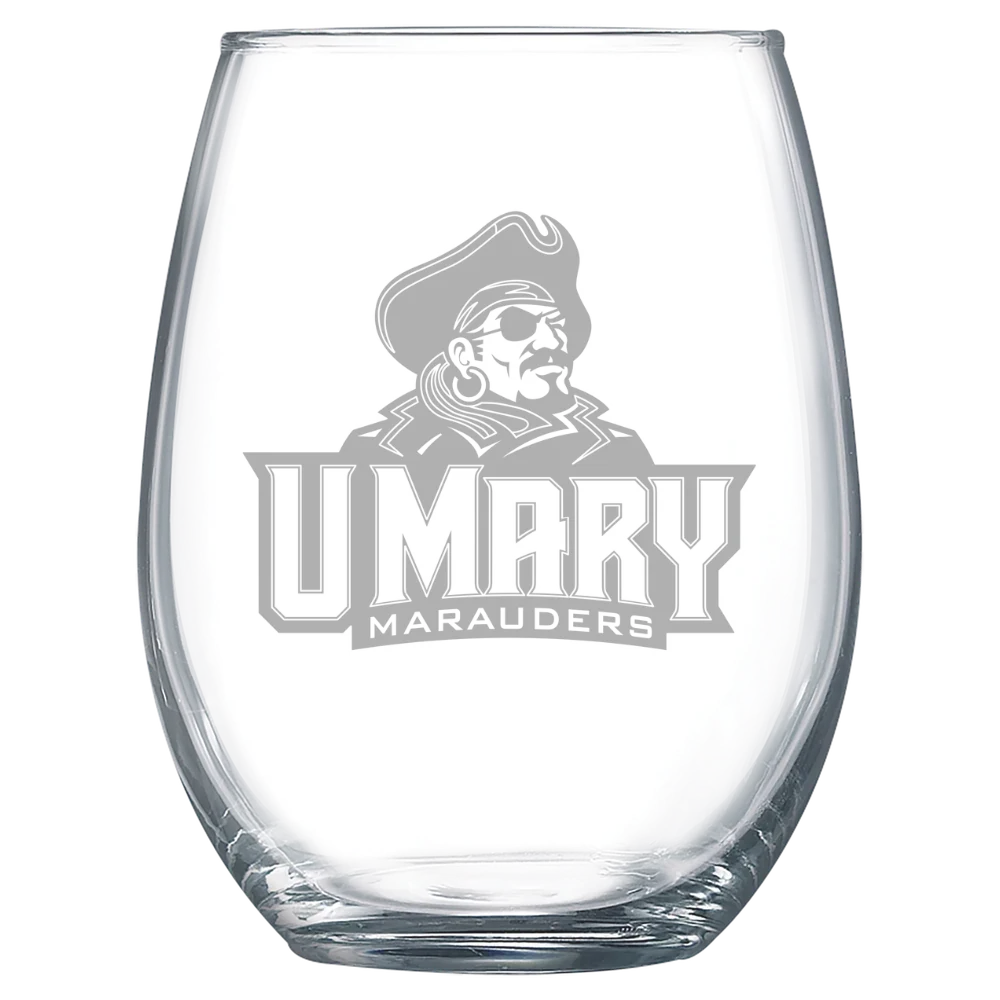 University of Mary Polar Camel 15 oz. Stemless Wine Glass