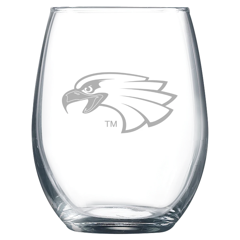 University of Minnesota, Crookston Polar Camel 9 oz. Stemless Wine Glass