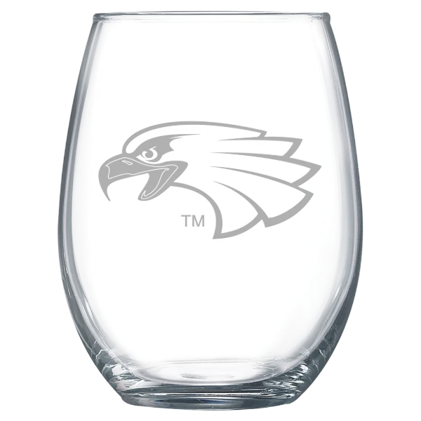 University of Minnesota, Crookston Polar Camel 15 oz. Stemless Wine Glass