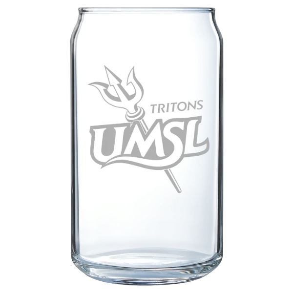 University of Missouri-St. Louis Polar Camel 16 oz. Can Glass