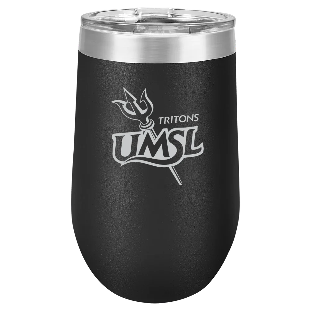 University of Missouri-St. Louis Polar Camel 16 oz. Stemless Wine Tumbler
