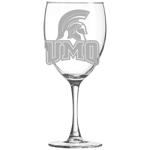University of Mount Olive Polar Camel 10 1/2 oz. Wine Glass