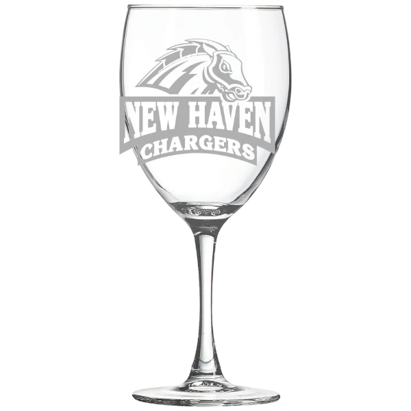 University of New Haven Polar Camel 10 1/2 oz. Wine Glass