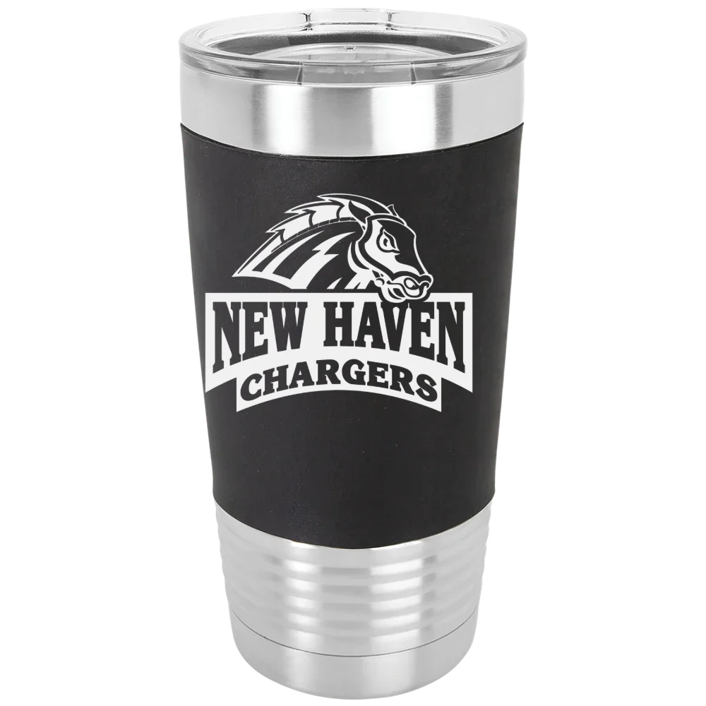 University of New Haven Polar Camel 20 oz. Silicone Grip Tumbler with Standard Lid