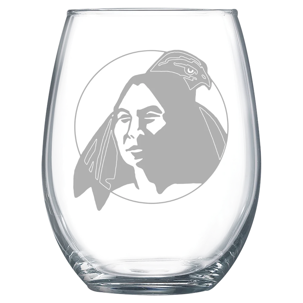 University of North Carolina at Pembroke Polar Camel 15 oz. Stemless Wine Glass