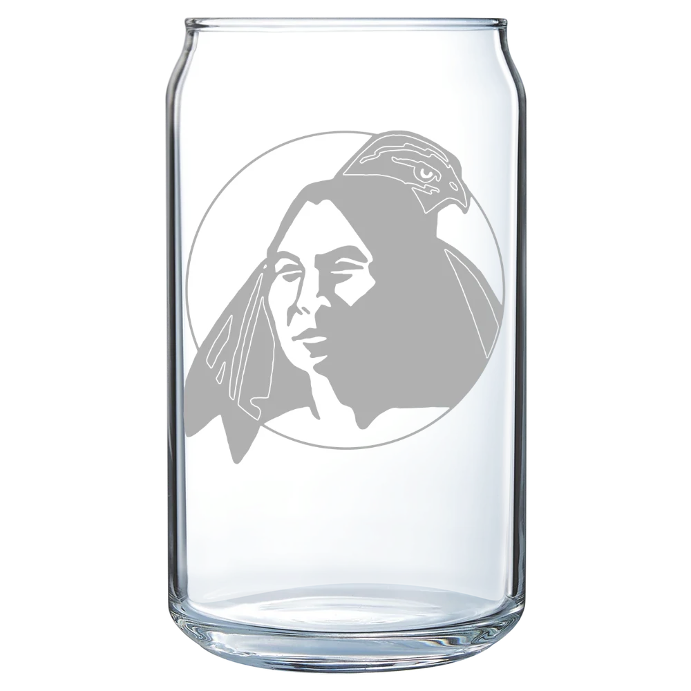 University of North Carolina at Pembroke Polar Camel 16 oz. Can Glass
