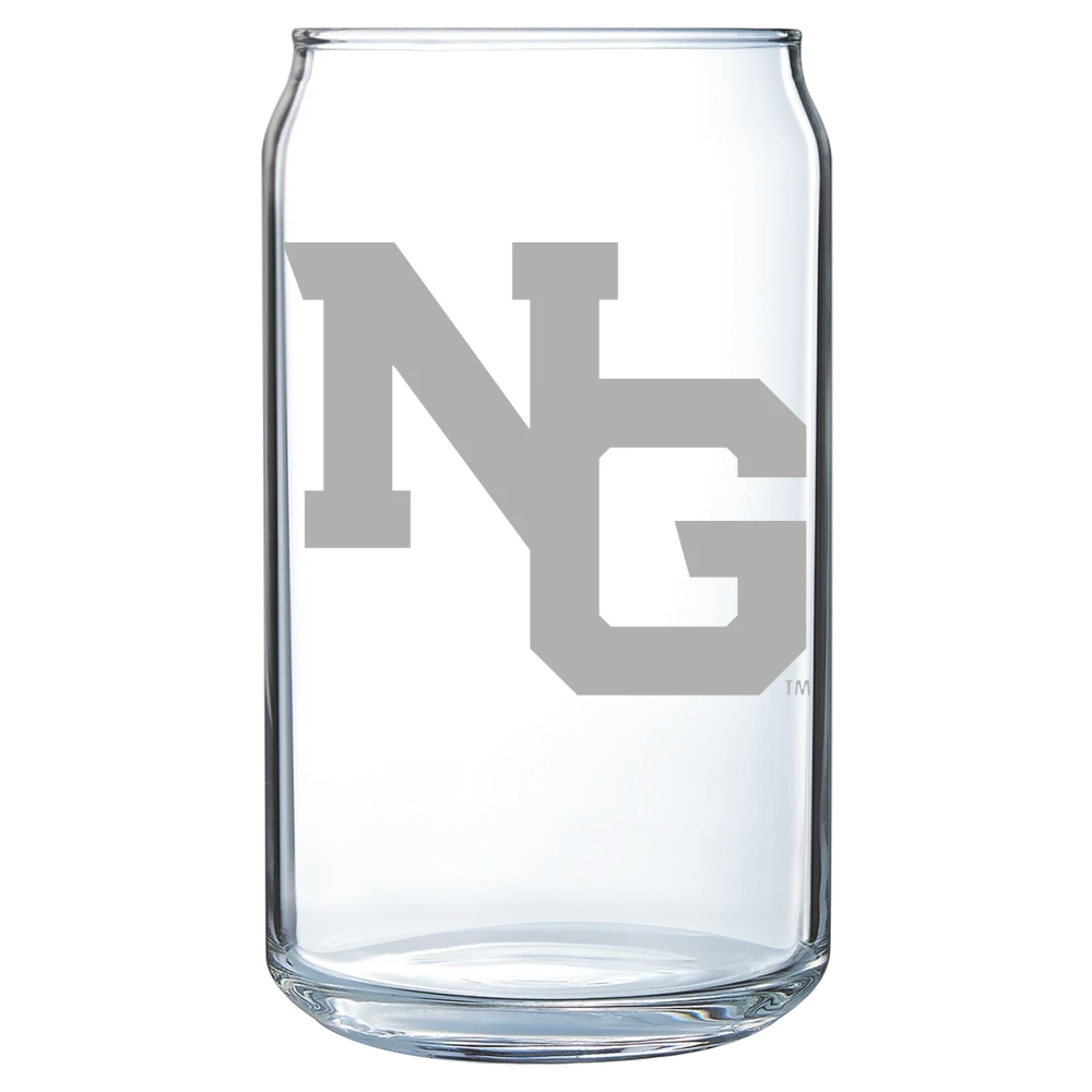 University of North Georgia Polar Camel 16 oz. Can Glass