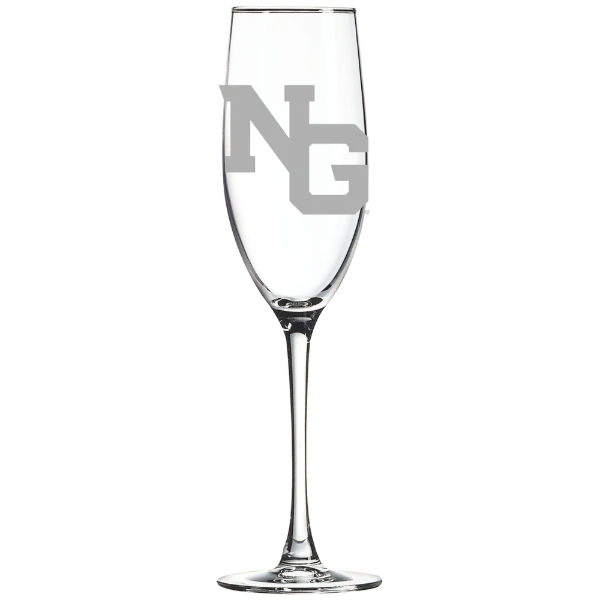 University of North Georgia Polar Camel 8 oz. Champagne Flute