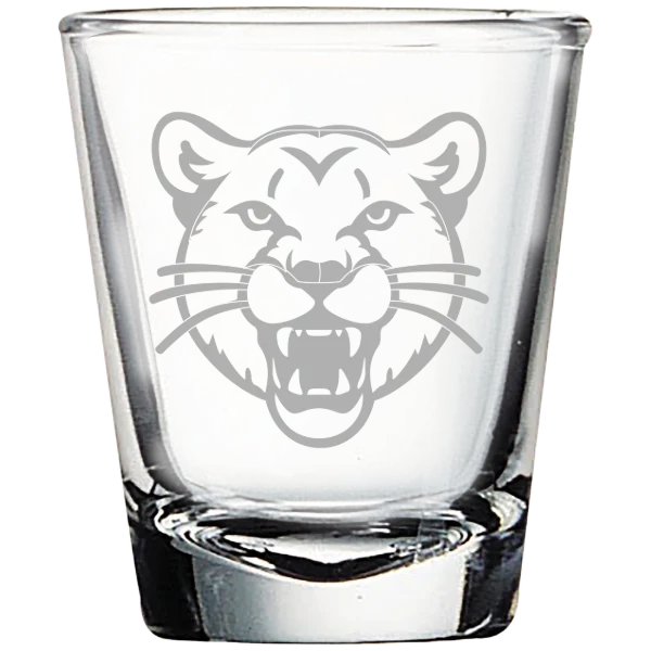 University of Pittsburgh, Johnstown Polar Camel 1.7 oz. Shot Glass