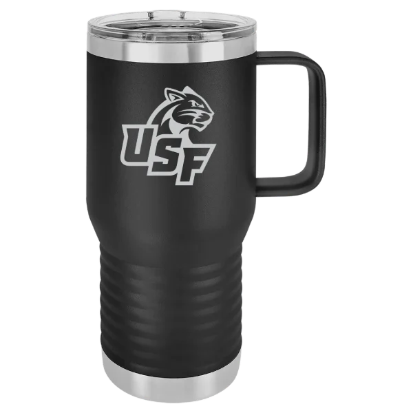 University of Sioux Falls Polar Camel 20 oz. Travel Mug with Slider Lid
