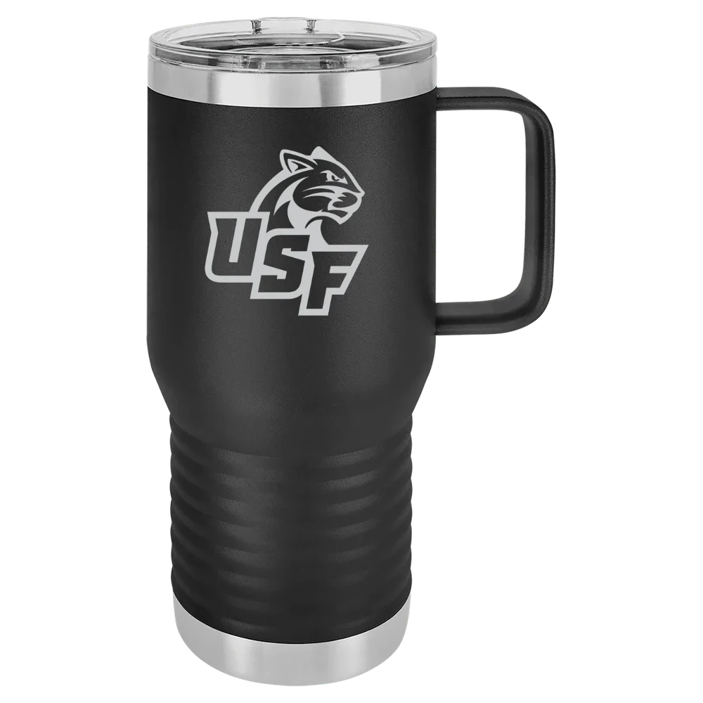 University of Sioux Falls Polar Camel 20 oz. Travel Mug with Slider Lid