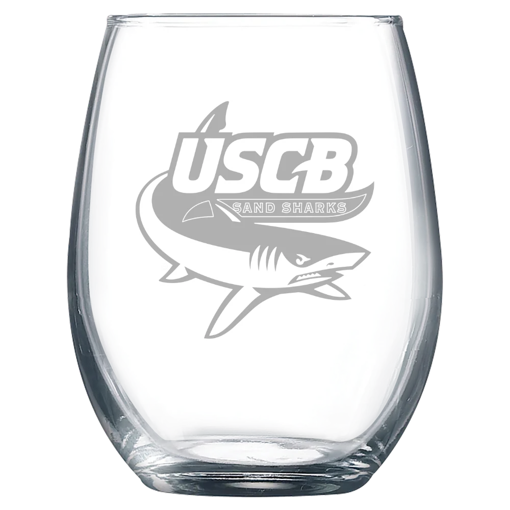 University of South Carolina Beaufort Polar Camel 9 oz. Stemless Wine Glass