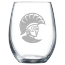 University of Tampa Polar Camel 9 oz. Stemless Wine Glass