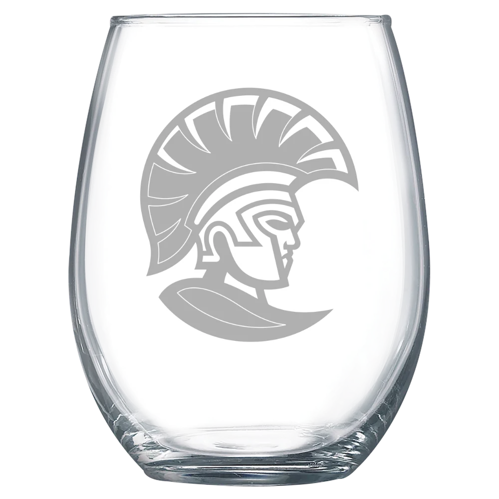 University of Tampa Polar Camel 15 oz. Stemless Wine Glass