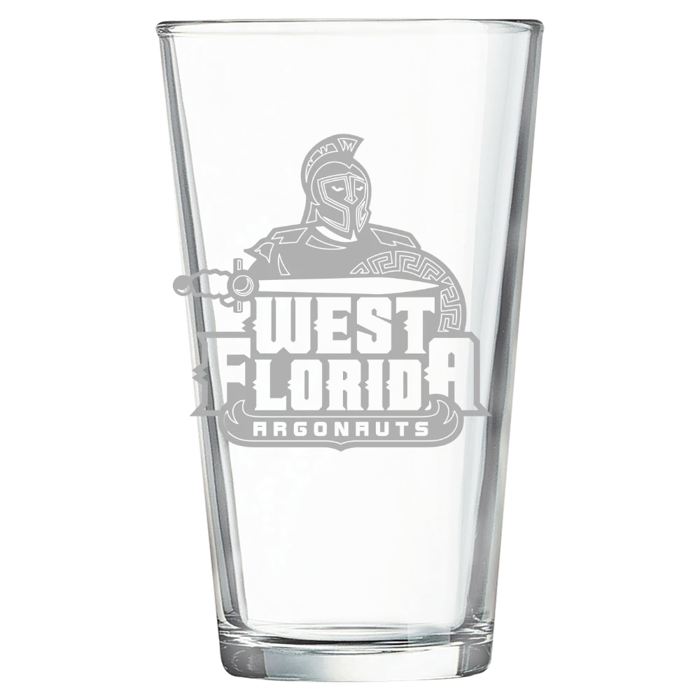 University of West Florida Polar Camel 16 oz. Pint Mixing Glass