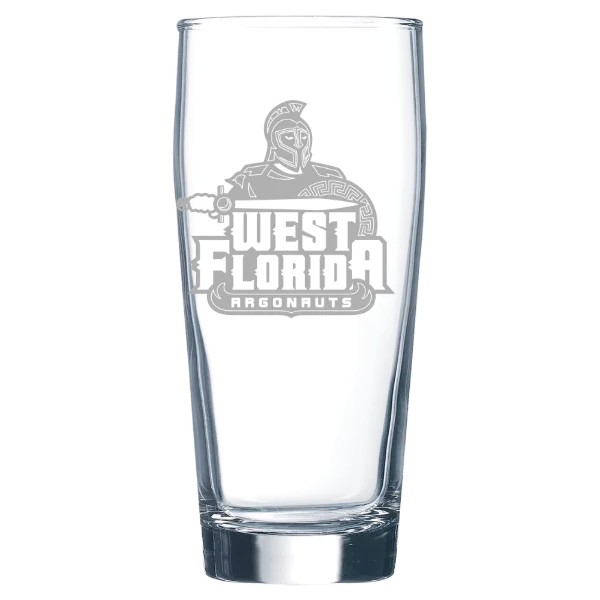 University of West Florida Polar Camel 16 oz. Willi Becher Beer Glass