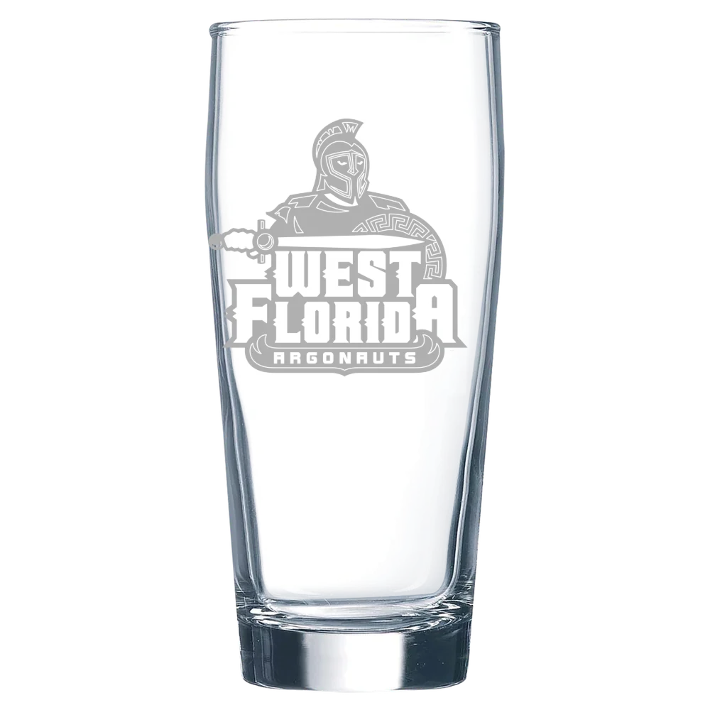 University of West Florida Polar Camel 16 oz. Willi Becher Beer Glass