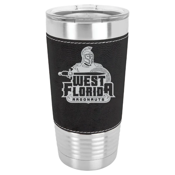 University of West Florida Polar Camel 20 oz. Leatherette Grip Tumbler with Standard Lid