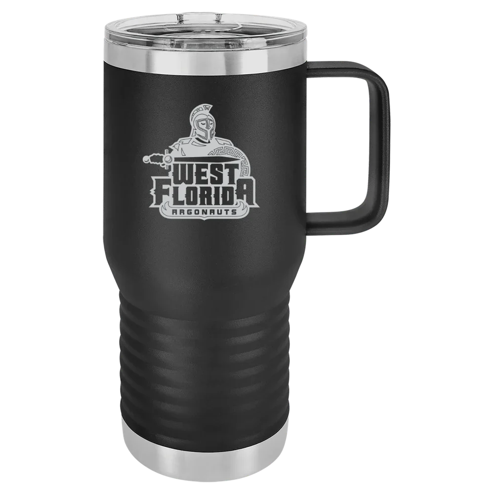 University of West Florida Polar Camel 20 oz. Travel Mug with Slider Lid