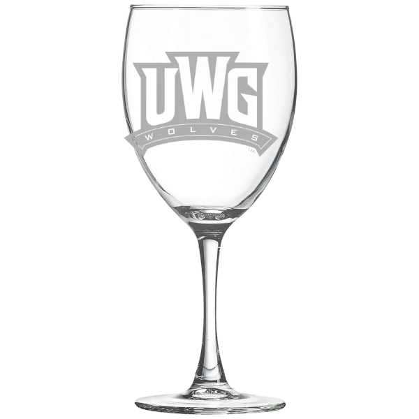 University of West Georgia Polar Camel 10 1/2 oz. Wine Glass