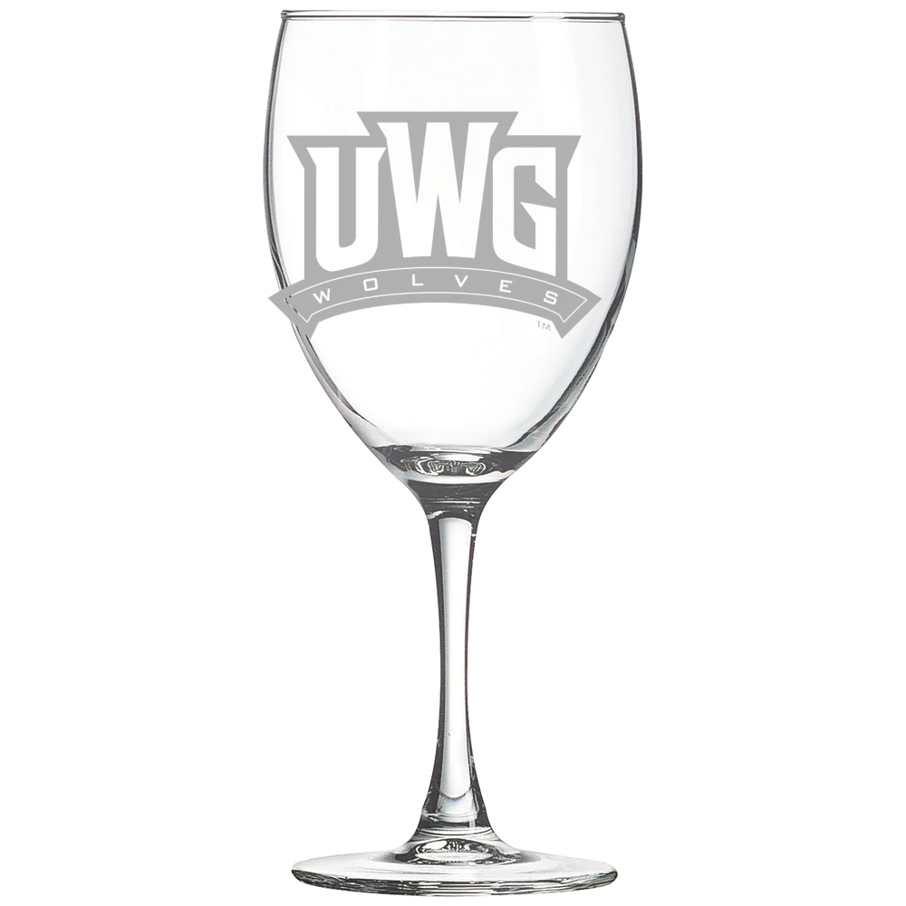 University of West Georgia Polar Camel 10 1/2 oz. Wine Glass