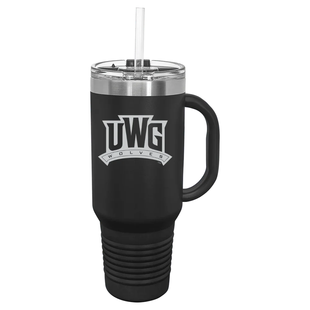 University of West Georgia Polar Camel 40 oz. Travel Mug with Snap Lid & Straw